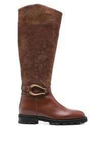 Roberto Festa Stiefel - Tall Soft Suede Boots - Gr. 37 (EU) - in Braun - f&uuml;r Damen