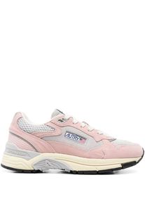 Autry Low-Top Sneaker - Panelled Light Grey And Soft Pink Sneakers - Gr. 39 (EU) - in Wei&szlig; - f&uuml;r Damen