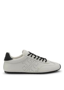 Tory Burch Low-Top Sneaker - White Leather Sneakers - Gr. 9_5 - in Wei&szlig; - f&uuml;r Damen