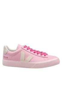 Veja Low-Top Sneaker - Campo Chrome-Free Leather Sneakers In Pink - Gr. 36 (EU) - in Rosa - f&uuml;r Damen
