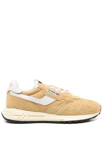 Autry Low-Top Sneaker - Beige Sneakers With Logo-Embellished Side Panels - Gr. 43 (EU) - in Braun - f&uuml;r Damen