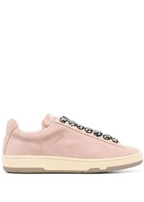 Lanvin Low-Top Sneaker - Lite Curb Suede Sneakers - Gr. 40 (EU) - in Beige - f&uuml;r Damen