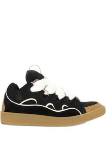 Lanvin Low-Top Sneaker - Low-Top Sneakers With Wave Detail - Gr. 41 (EU) - in Beige - f&uuml;r Damen