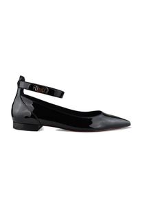 Christian Louboutin Pointed Toe Ballerinas With Ankle Strap - Gr. 36 (EU) - in Schwarz