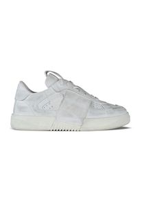 Valentino Garavani Low-Top Sneaker - Distressed White Leather Vl7n Sneakers - Gr. 40 (EU) - in Wei&szlig; - f&uuml;r Damen