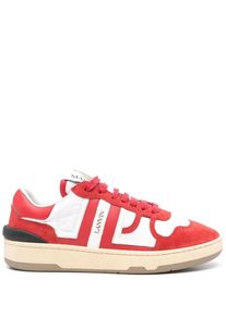 Lanvin Low-Top Sneaker - Color-Blocked Crimson Red And White Sneakers - Gr. 36 (EU) - in Beige - f&uuml;r Damen