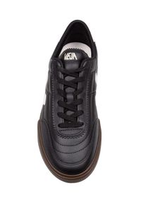 Veja Low-Top Sneaker - Panenka Low-Top Leather Sneakers With Textured Sol - Gr. 40 (EU) - in Grau - f&uuml;r Damen