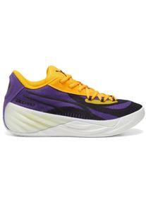 Puma Low-Top Sneaker - Puma All-Pro Nitro Lakers - Gr. 42,5 (EU) - in Wei&szlig; - f&uuml;r Damen