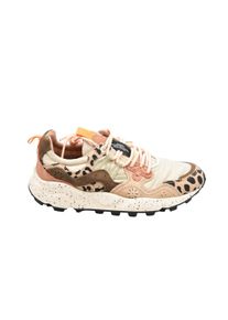 Flower Mountain Low-Top Sneaker - Multicolor Lace-Up Sneakers With Sole - Gr. 40 (EU) - in Beige - f&uuml;r Damen