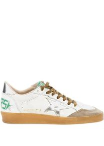 Golden Goose Deluxe Brand Golden Goose Low-Top Sneaker - Low-Top Sneakers With Silver Star Accents - Gr. 41 (EU) - in Wei&szlig; - f&uuml;r Damen