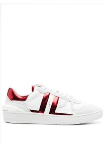 Lanvin Low-Top Sneaker - Clay Leather Sneakers - Gr. 38 (EU) - in Wei&szlig; - f&uuml;r Damen