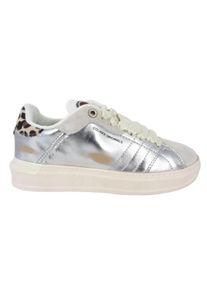 Colmar Originals Low-Top Sneaker - Metallic Silver And Beige Suede Low-Top Shoes - Gr. 40 (EU) - in Wei&szlig; - f&uuml;r Damen