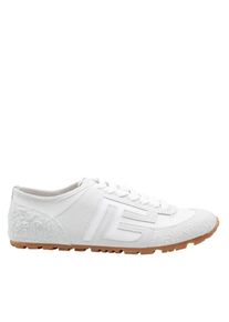 Balmain Low-Top Sneaker - Racer 45 Suede Sneakers, White - Gr. 37 (EU) - in Wei&szlig; - f&uuml;r Damen