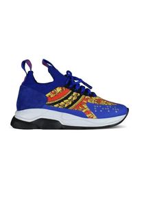 Versace Low-Top Sneaker - Chain Reaction Sneakers - Gr. 41 (EU) - in Blau - f&uuml;r Damen