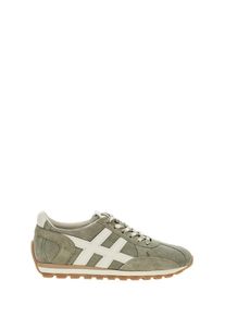 Hogan Low-Top Sneaker - H701 Lace-Up H - Gr. 36,5 (EU) - in Gr&uuml;n - f&uuml;r Damen