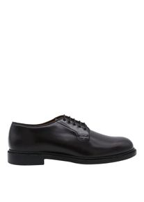 Sebago Polished Leather Men's Flat Shoes - Gr. 9 - in Schwarz