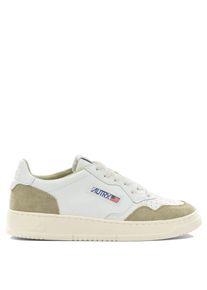 Autry Low-Top Sneaker - Classic Low-Cut Sneakers With Breathable Microhole - Gr. 44 (EU) - in Beige - f&uuml;r Damen