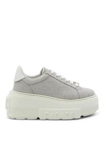 Casadei Low-Top Sneaker - Sneakers With Smooth Finish - Gr. 40 (EU) - in Beige - f&uuml;r Damen