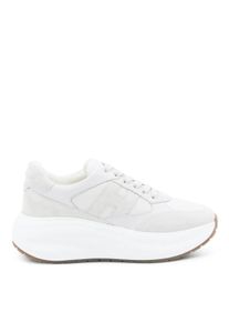 Hogan Low-Top Sneaker - Sole White Sneakers With Soft Suede - Gr. 37 (EU) - in Wei&szlig; - f&uuml;r Damen