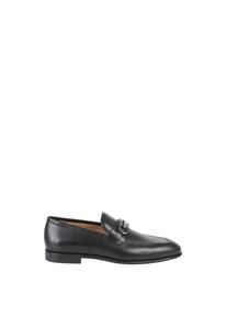 Salvatore Ferragamo Loafer - Refined Black Calf Leather Loafers - Gr. 7_5 - in Schwarz - f&uuml;r Damen
