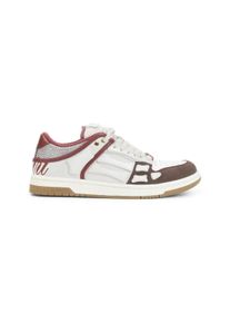 Amiri Low-Top Sneaker - Premium Leather Low-Top Sneakers With Textured Ove - Gr. 43 (EU) - in Wei&szlig; - f&uuml;r Damen