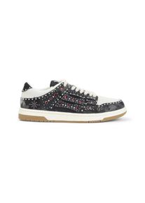 Amiri Low-Top Sneaker - Textured Black Low-Top Sneakers With Studded Detai - Gr. 45 (EU) - in Beige - f&uuml;r Damen