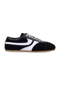 Dries Van Noten Low-Top Sneaker - Low-Profile Black Suede Sneakers With White Leathe - Gr. 40 (EU) - in Schwarz - f&uuml;r Damen