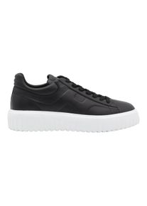 Hogan Low-Top Sneaker - Black Sneakers With Thick Ridged White Sole - Gr. 9 - in Schwarz - f&uuml;r Damen