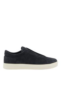 Hogan Low-Top Sneaker - Slip-On Dark Navy Suede Sneakers - Gr. 9 - in Schwarz - f&uuml;r Damen