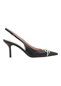 Valentino Garavani Hohe Schuhe - Pointed-Toe Slingback Heels With Slim Stiletto - Gr. 37 (EU) - in Schwarz - f&uuml;r Damen