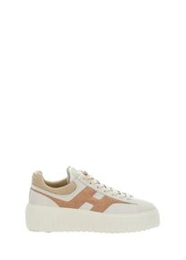 Hogan Low-Top Sneaker - Nappa Leather Sneakers With Iconic H Striped Detai - Gr. 36,5 (EU) - in Wei&szlig; - f&uuml;r Damen