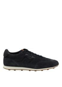 Hogan Low-Top Sneaker - Low-Profile Navy Suede Sneakers - Gr. 8 - in Schwarz - f&uuml;r Damen