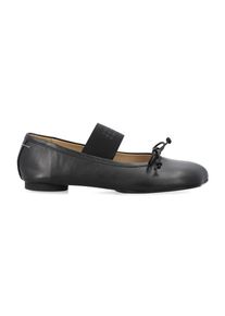 MM6 Nappa Leather Anatomic Ballerinas With Tonal Cylin - Gr. 37 (EU) - in Schwarz