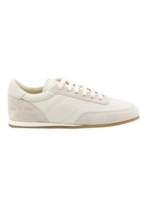 Common Projects Low-Top Sneaker - White Leather Sneakers With Suede Accents - Gr. 39 (EU) - in Wei&szlig; - f&uuml;r Damen