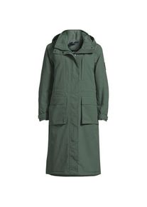 LANDS' END Wasserdichter Isolierter Stadion-Kapuzenmantel Squall, Damen,  Gr&uuml;n, Nylon, by Lands' End