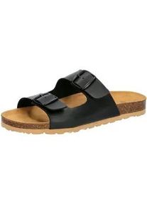 Pantolette Lico "Pantolette Bioline Man", Herren, Gr. 42, schwarz, Synthetik, Schuhe Pantolette