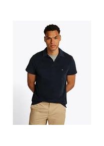 Poloshirt Tommy Hilfiger "TOWELLING REG POLO", Herren, Gr. XL, blau (desert sky), Jersey, Obermaterial: 77% Baumwolle, 23% Polyester, regular fit, Shirts