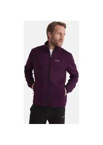 Sweatjacke Stooker Men "JOEL Knit Strick-Fleecejacke", Herren, Gr. XL, rot (bordeaux), Fleece, 100% Polyester, regular fit, Sweatjacken Sweatjacke, Sherpa fleece Straight Fit Casual Sherpa f&uuml;r Herren