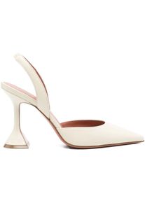 Amina Muaddi Hohe Schuhe - With Heel Beige - Gr. 39 (EU) - in Beige - f&uuml;r Damen