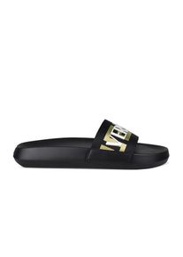 Versace Loafer - Black Rubber Slides - Gr. 45 (EU) - in Schwarz - f&uuml;r Damen