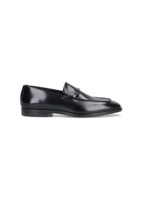 Salvatore Ferragamo Loafer - Gancini Loafers In Black Leather - Gr. 7_5 - in Schwarz - f&uuml;r Damen