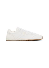 Prada Low-Top Sneaker - Minimalist White Leather Sneakers With Contrasting - Gr. 37,5 (EU) - in Wei&szlig; - f&uuml;r Damen