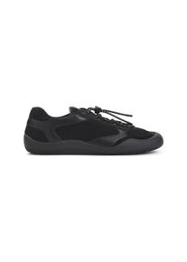 Prada Low-Top Sneaker - Black Laced Shoes With Mesh And Synthetic Overlays - Gr. 7 - in Schwarz - f&uuml;r Damen