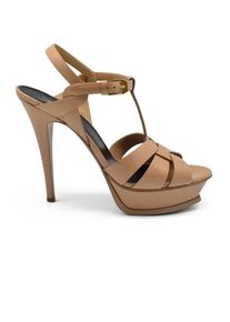 SAINT LAURENT Sandalen - Tribute Sandals - Gr. 40 (EU) - in Braun - f&uuml;r Damen