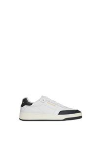 SAINT LAURENT Low-Top Sneaker - Sl61 Sn Low-Top Calf Leather Sneakers - Gr. 45 (EU) - in Wei&szlig; - f&uuml;r Damen