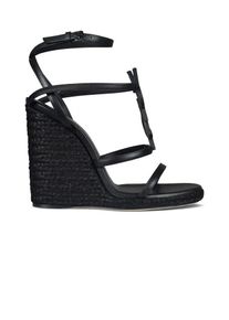 SAINT LAURENT Sandalen - Cassandra Espadrilles - Gr. 36 (EU) - in Schwarz - f&uuml;r Damen