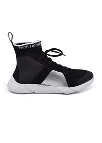 Christian Dior Low-Top Sneaker - Sock-Style Sneakers With Technical Knit And Rubber - Gr. 39 (EU) - in Schwarz - f&uuml;r Damen