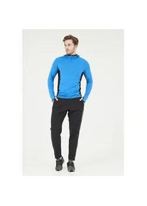 Sweathose Endurance "WISLOK LONG", Herren, Gr. 3XL, US-Gr&ouml;&szlig;en, schwarz, 87% Polyester, 13% Elasthan, bedruckt, unifarben, lang, Hosen Sweathose, mit reflektierendem Logoprint