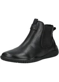 Ankleboots Josef Seibel "Josef Seibel Stiefelette Leder", Damen, Gr. 40, schwarz, Leder, Schuhe Ankleboots