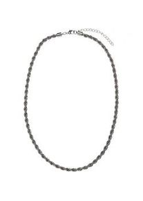 Edelstahlkette Urban Classics "Urban Classics Unisex Charon Intertwine Necklace", silber, Halsketten, Herren, onesize, Eisen, Edelstahlkette